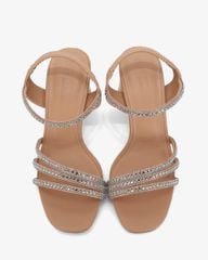 Sandal Cao Gót Hạnh Dung Quai Dây Đính Đá HD29174AY