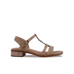 Sandal Cao Gót Hạnh Dung T-Strap Phối Phụ Kiện HD02193AB