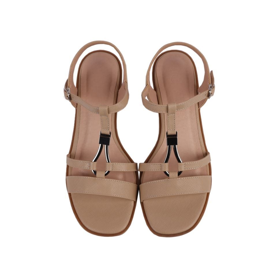 Sandal Cao Gót Hạnh Dung T-Strap Phối Phụ Kiện HD02193AB