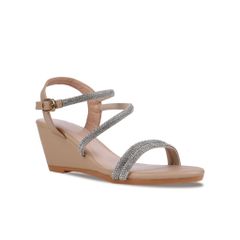Sandal Xuồng Hạnh Dung Quai Mảnh Đính Đá HD02196AB