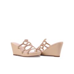 Dép Xuồng Hạnh Dung Quai Rắn Kim Sa 9cm HD02211AB