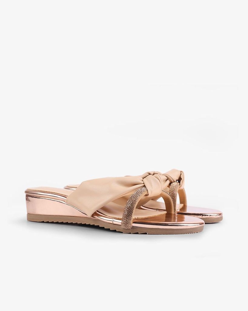 Dép Xuồng Hạnh Dung Quai Phối Cách Điệu HD02226AB