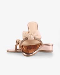 Dép Xuồng Hạnh Dung Quai Phối Cách Điệu HD02226AB