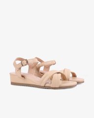 Sandal Xuồng Hạnh Dung Quai Đan Chéo Vân Mềm HD02229AB