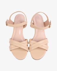 Sandal Xuồng Hạnh Dung Quai Đan Chéo Vân Mềm HD02229AB