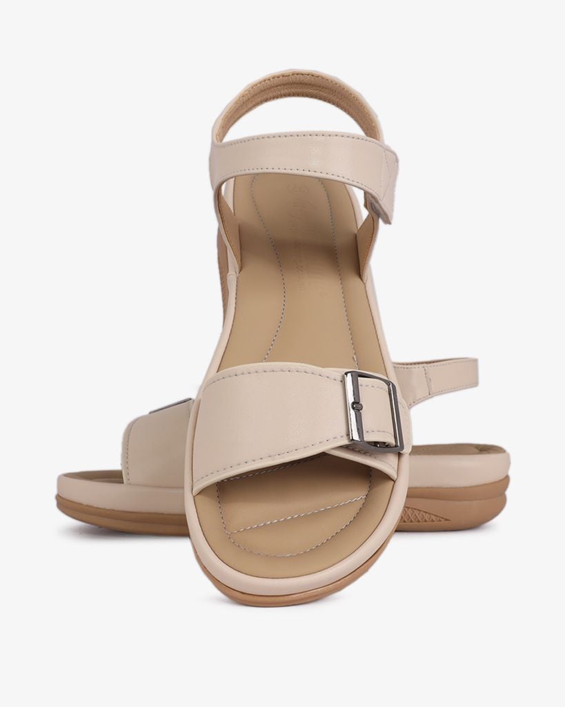Sandal Đế Xuồng Hạnh Dung Quai Ngang Khóa Nịt HD02232AB