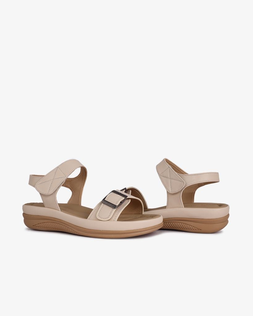 Sandal Đế Xuồng Hạnh Dung Quai Ngang Khóa Nịt HD02232AB