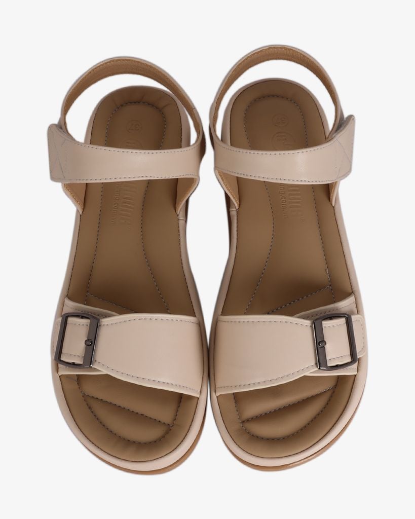Sandal Đế Xuồng Hạnh Dung Quai Ngang Khóa Nịt HD02232AB