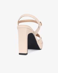 Sandal Cao Gót Hạnh Dung Quai Bản Nút Tán HD02233AB