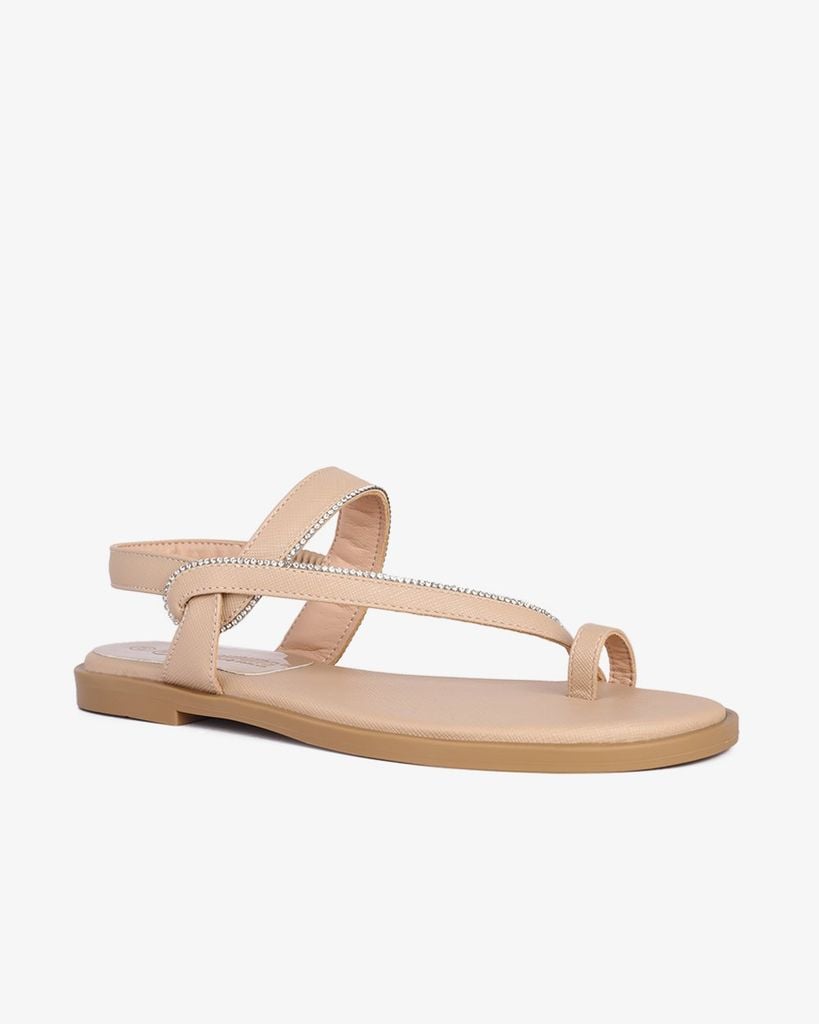 Sandal Xẹp Hạnh Dung Xỏ Ngón Quai Mảnh HD02235AB