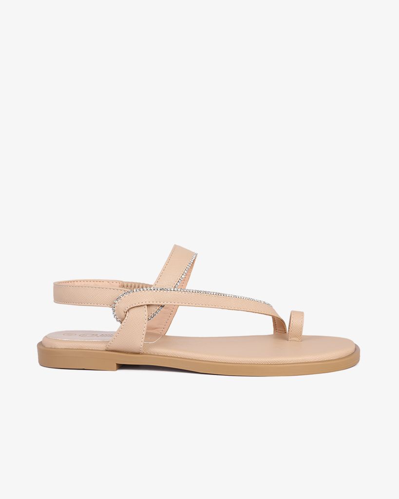 Sandal Xẹp Hạnh Dung Xỏ Ngón Quai Mảnh HD02235AB