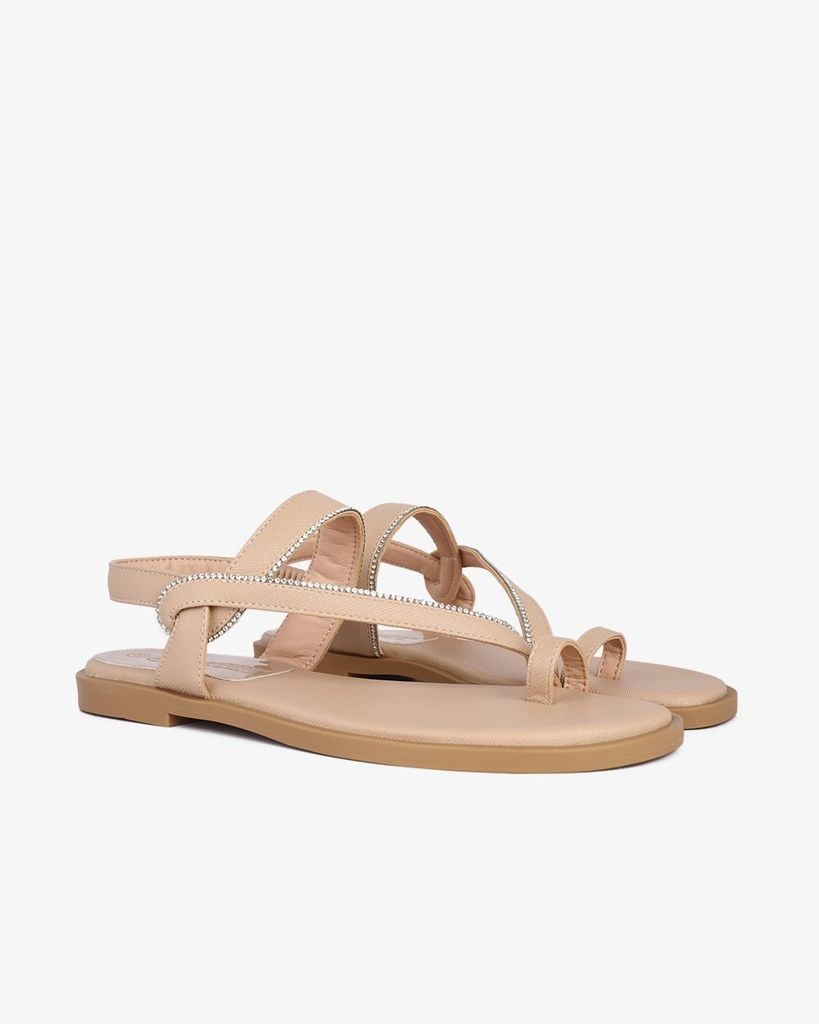 Sandal Xẹp Hạnh Dung Xỏ Ngón Quai Mảnh HD02235AB