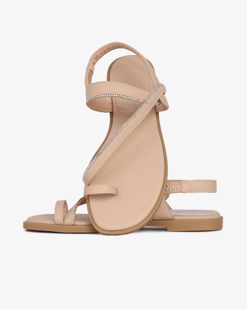 Sandal Xẹp Hạnh Dung Xỏ Ngón Quai Mảnh HD02235AB