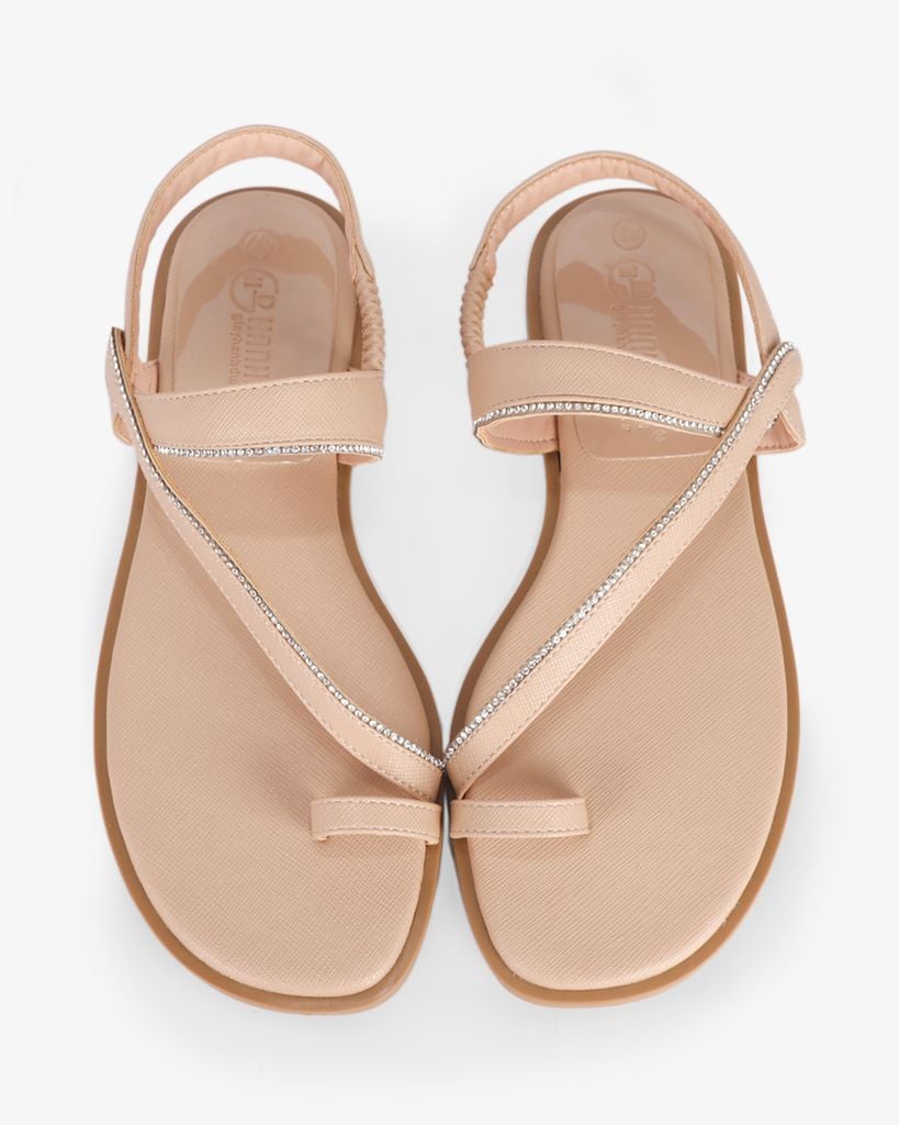 Sandal Xẹp Hạnh Dung Xỏ Ngón Quai Mảnh HD02235AB