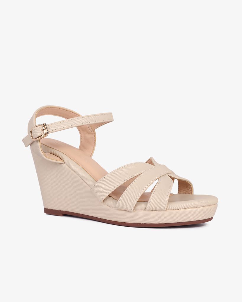 Sandal Đế Xuồng Hạnh Dung Quai Đan Cách Điệu HD02238AB