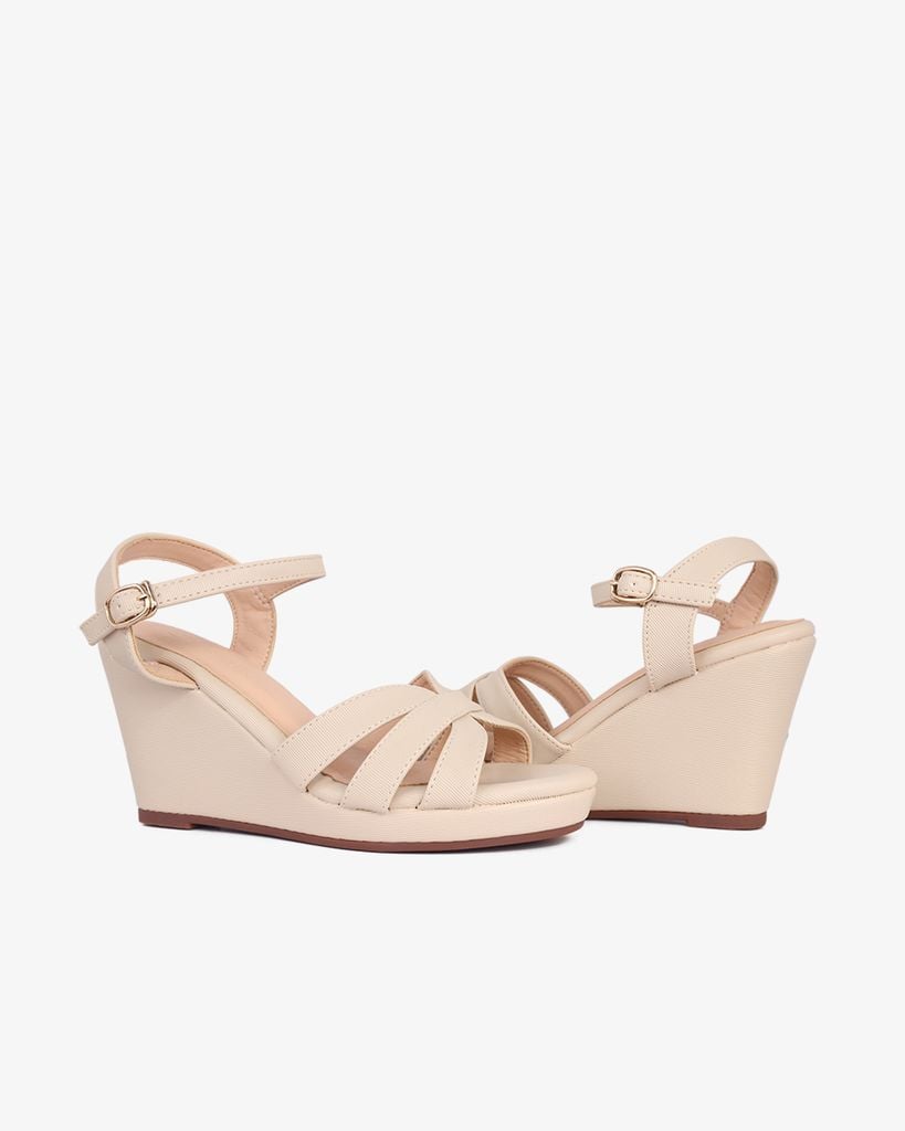 Sandal Đế Xuồng Hạnh Dung Quai Đan Cách Điệu HD02238AB