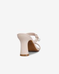 Dép Cao Gót Hạnh Dung Quai Nhị Ngọc Trai HD02240AB