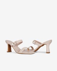 Dép Cao Gót Hạnh Dung Quai Nhị Ngọc Trai HD02240AB