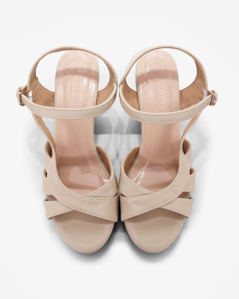 Sandal Đế Xuồng Hạnh Dung Nhiều Dây Nối Bên 9F HD02242AB