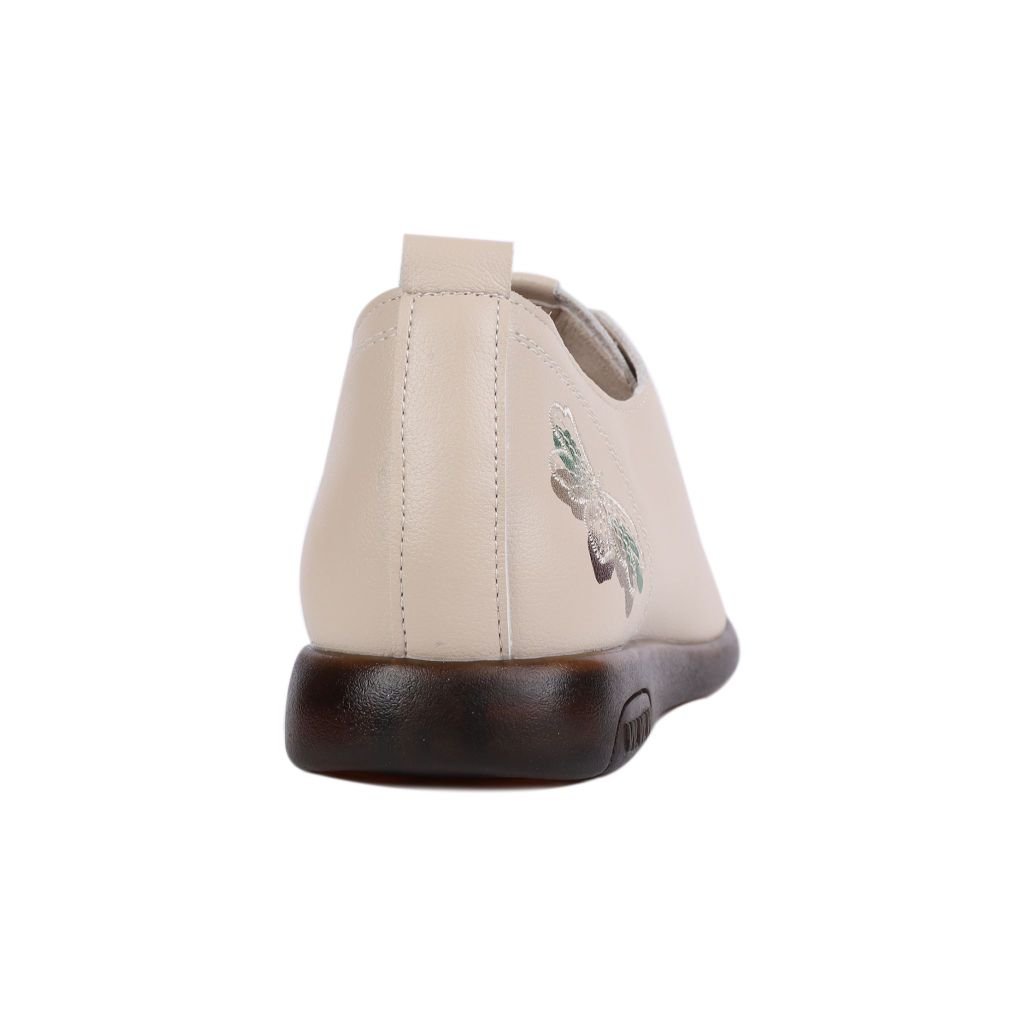 Giày Bata Albee Thêu Hoa Thiết Kế Buộc Dây Trẻ Trung HD0238TQ