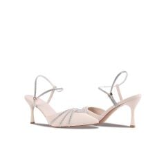 Sandal Cao Gót Albee Mũi Nhọn Xoàn Xoắn Kiêu Sa HD0264TQ