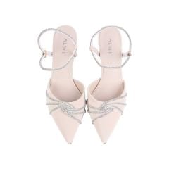 Sandal Cao Gót Albee Mũi Nhọn Xoàn Xoắn Kiêu Sa HD0264TQ
