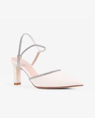 Sandal Cao Gót Albee Mũi Nhọn Phối Hậu Xoàn HD0268TQ