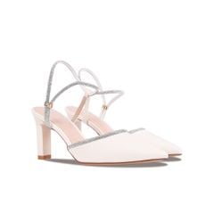 Sandal Cao Gót Albee Mũi Nhọn Phối Hậu Xoàn HD0268TQ