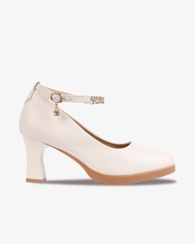 Giày Cao Gót Albee Bít Mũi Xoàn Cổ Chân HD0277TQ