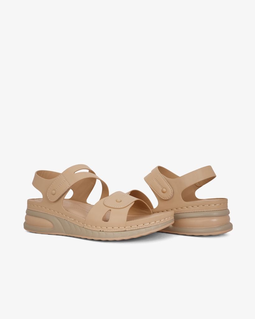 Sandal Đế Xuồng Hạnh Dung Bản Ngang Khoét Chỉ HD0302AC