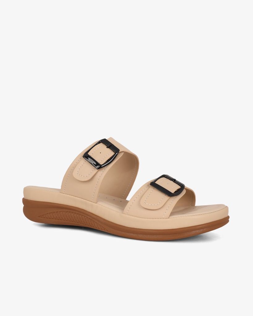 Dép Đế Xuồng Hạnh Dung Quai Nhị Khóa Nịt HD0307AC