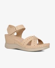 Sandal Đế Xuồng Hạnh Dung Quai Chéo Laser  HD0309AC