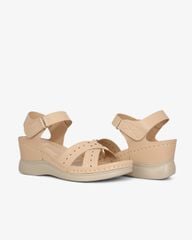 Sandal Đế Xuồng Hạnh Dung Quai Chéo Laser  HD0309AC