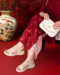 Sandal Đế Xuồng Hạnh Dung Quai Bản Thun HD0310AC