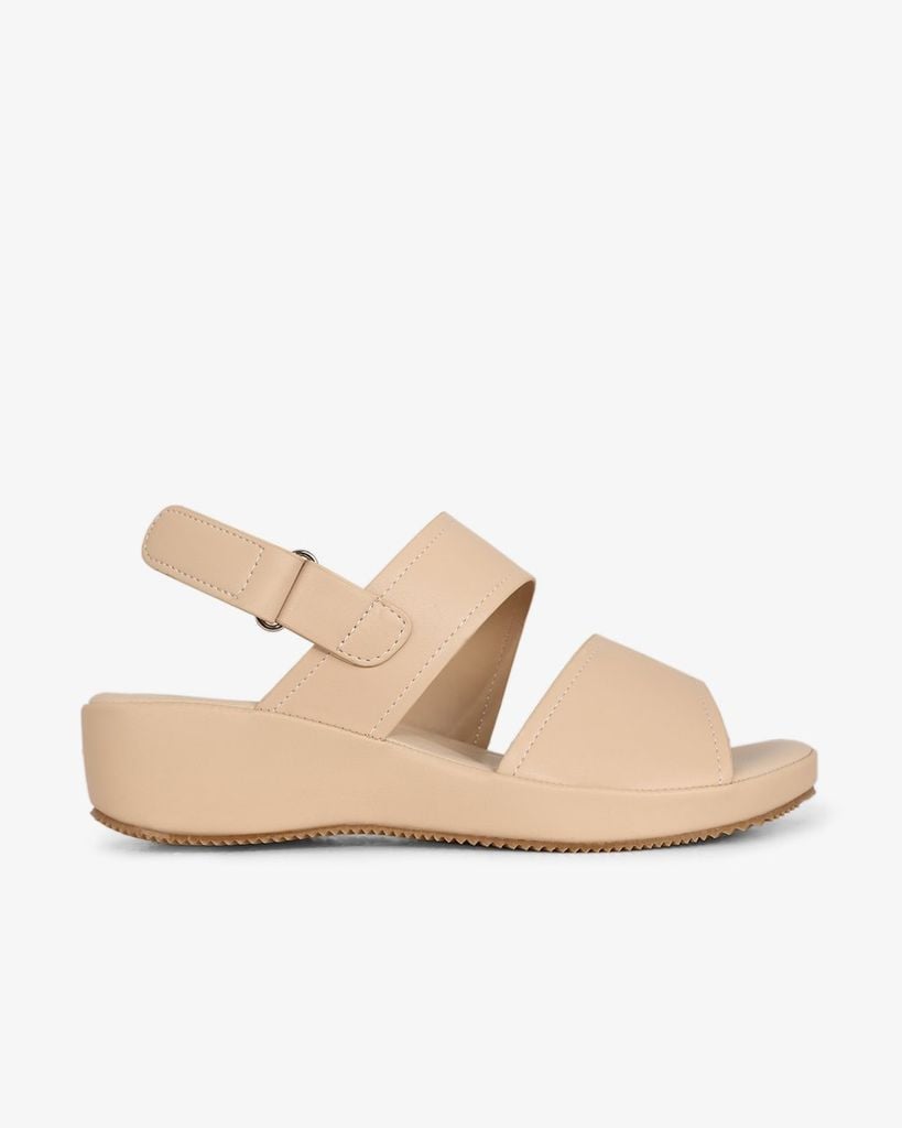 Sandal Đế Xuồng Hạnh Dung Hai Quai Ngang Hậu Dán HD0312AC