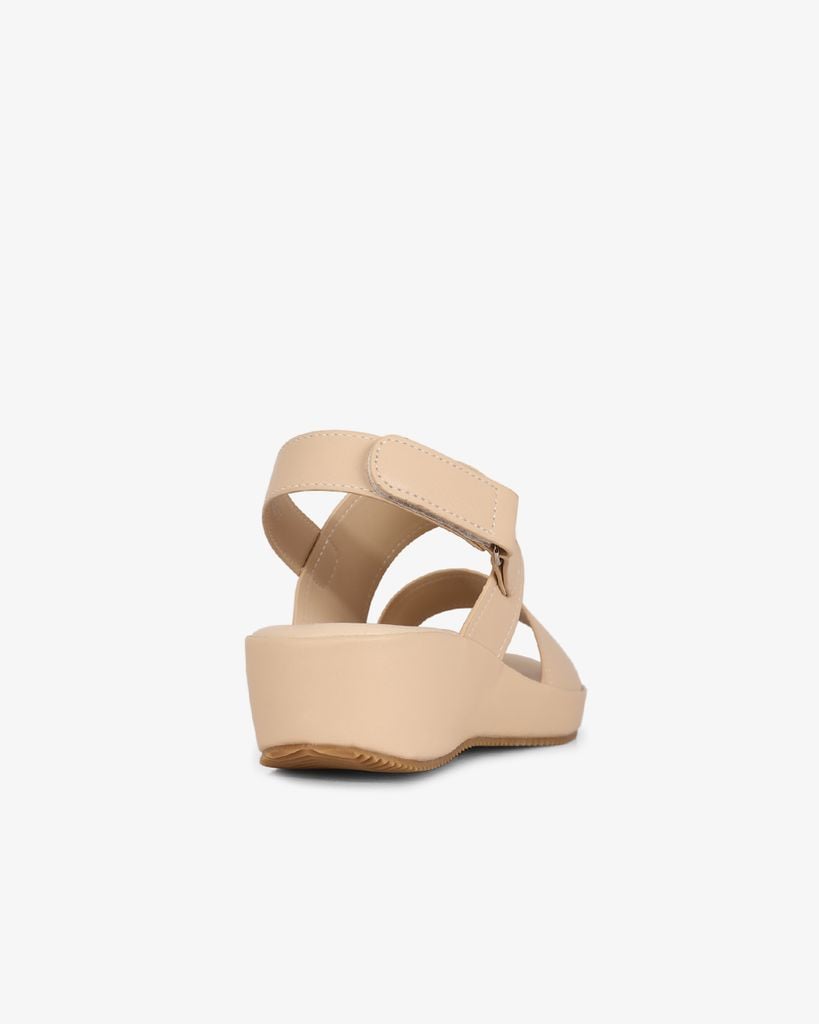 Sandal Đế Xuồng Hạnh Dung Quai Ngang Hậu Dán HD0312AC