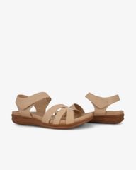 Sandal Đế Xuồng Hạnh Dung Quai Chéo Sọc Vân HD0315AC