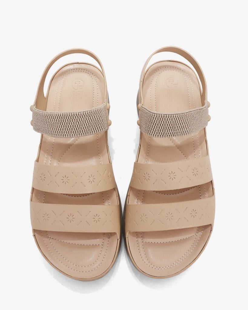 Sandal Đế Xuồng Hạnh Dung Hai Quai Ngang HD0318AC