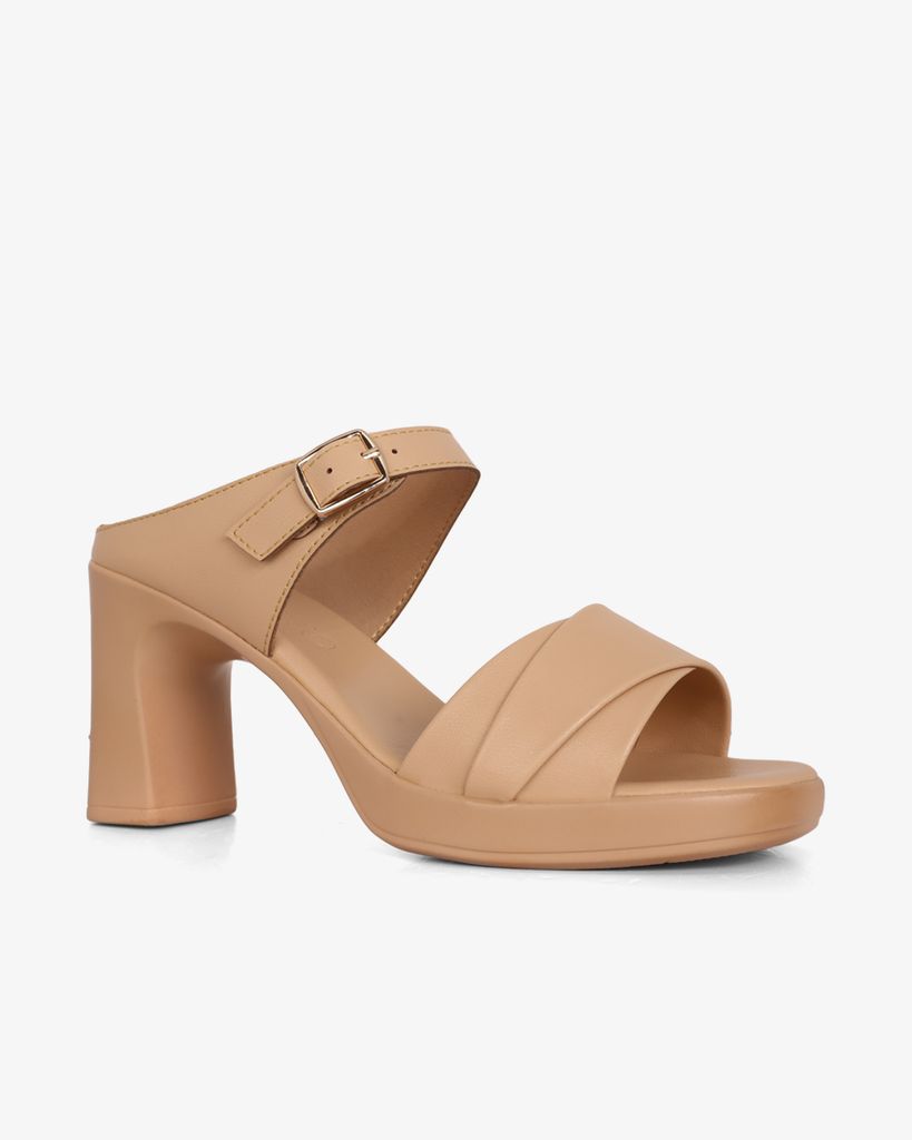 Dép Cao Gót Hạnh Dung Quai Nhị Khóa Nịt HD041007AD