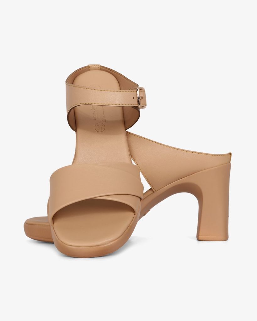 Dép Cao Gót Hạnh Dung Quai Nhị Khóa Nịt HD041007AD