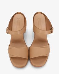 Dép Cao Gót Hạnh Dung Quai Nhị Khóa Nịt HD041007AD