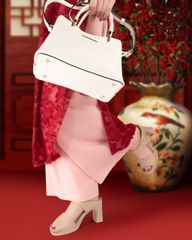 Dép Cao Gót Hạnh Dung Quai Nhị Khóa Nịt HD041007AD