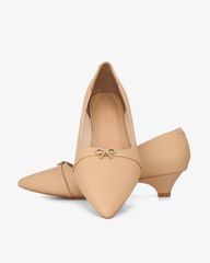 Giày Cao Gót Hạnh Dung Khóa Nơ Nhỏ HD041017AD