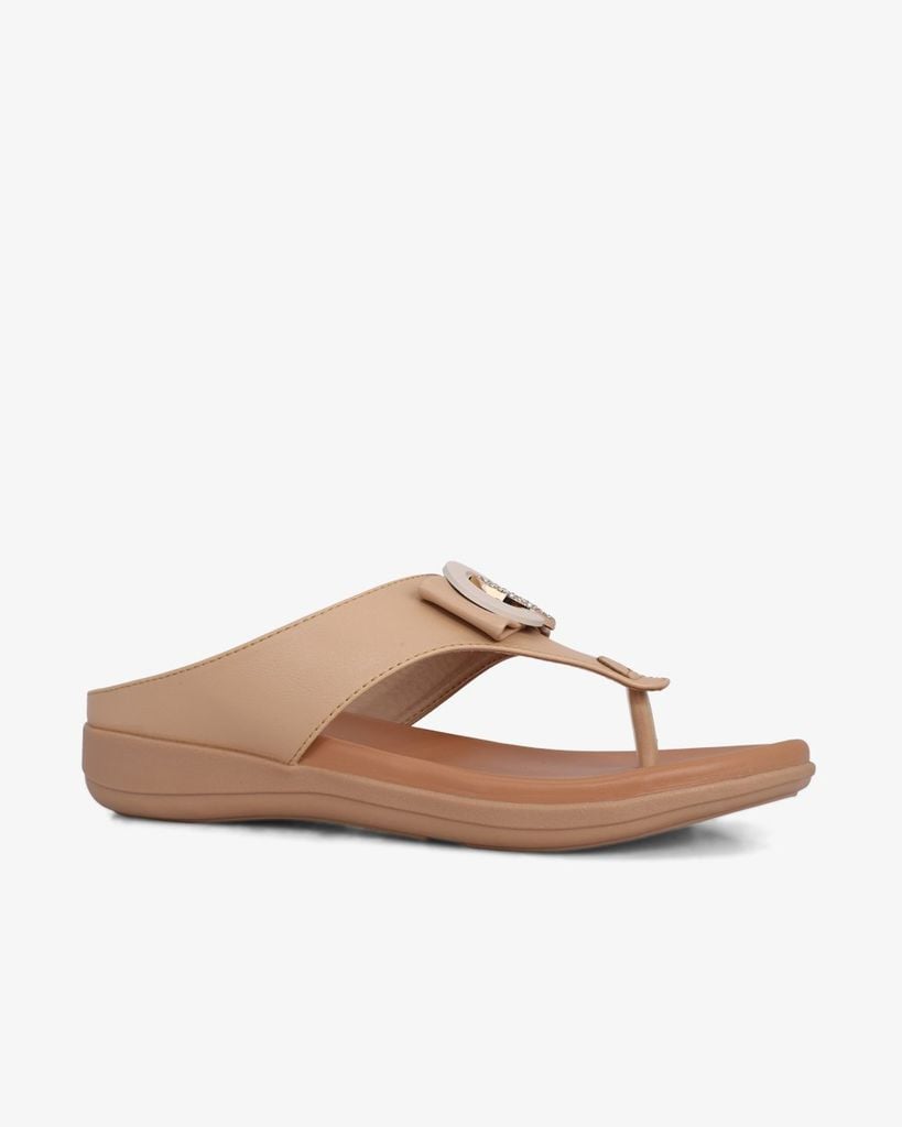 Dép Đế Xuồng Hạnh Dung Kẹp Xỏ Ngón Khóa OC HD041022AD