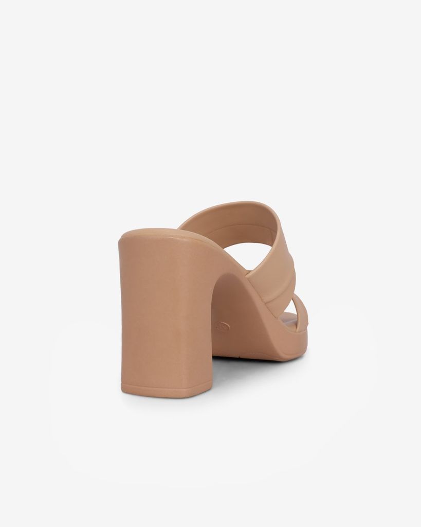 Dép Cao Gót Hạnh Dung Hai Quai Ngang Khóa Miu HD041024AD