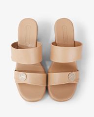 Dép Cao Gót Hạnh Dung Hai Quai Ngang Khóa Miu HD041024AD