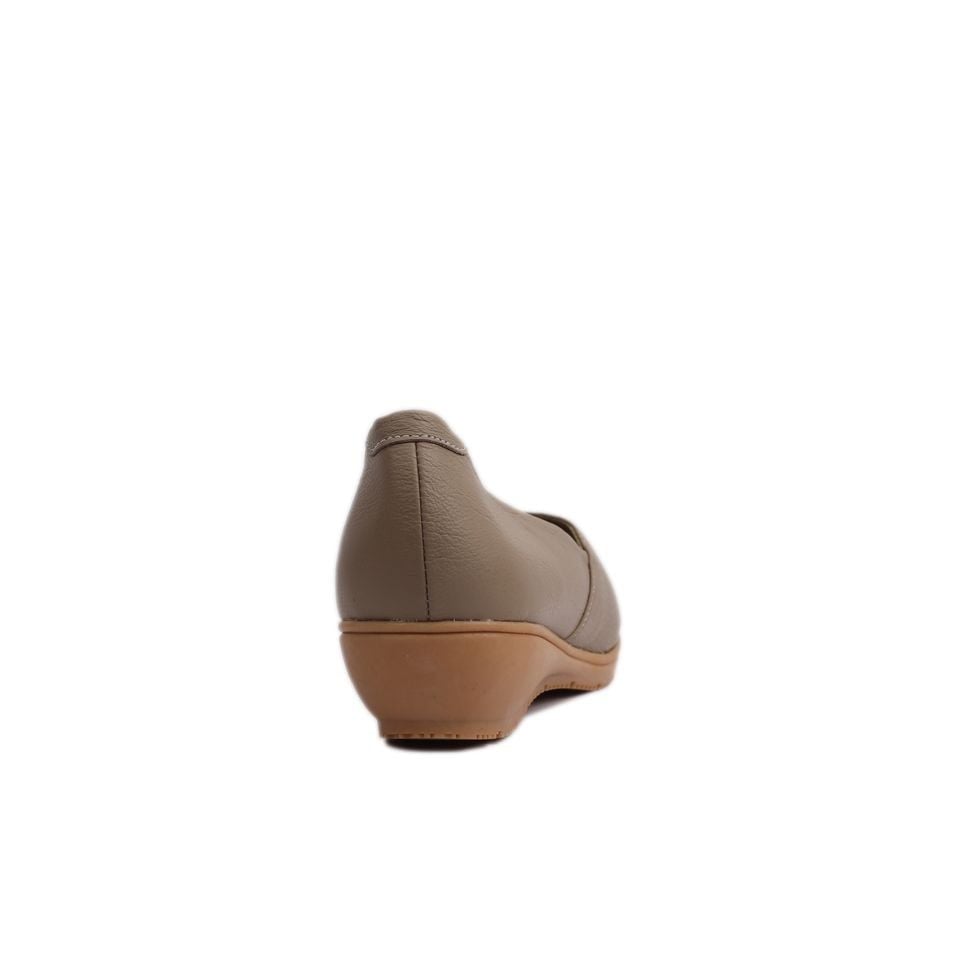 Giày Đế Xuồng Hạnh Dung Mũi Tròn Trơn HD04709AD