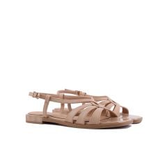 Sandal Hạnh Dung Dây Đan Đế Xẹp HD04757AD