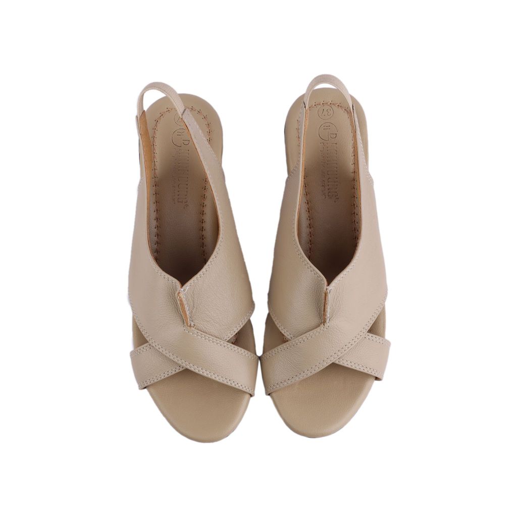 Sandal Cao Gót Hạnh Dung Bản Chéo HD04763AD