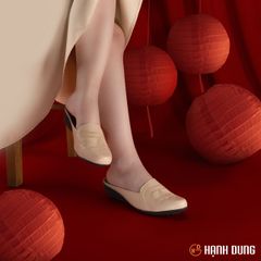 Dép Bít Mũi Hạnh Dung Thêu Ngôi Sao HD04765AD